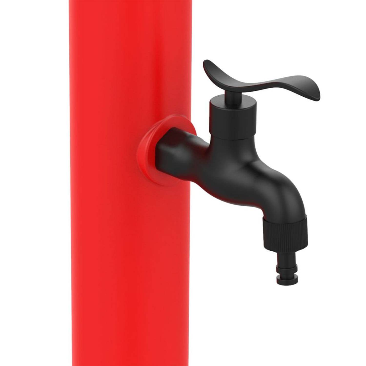 Sined Fontana Acqua Rossa Fontaine De Jardin En Polyethylene Rouge - Image 3