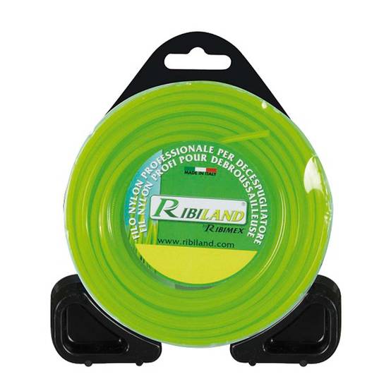 Ribimex - Fil carré pour débroussailleuse 4 mm, 30 m - Image 1