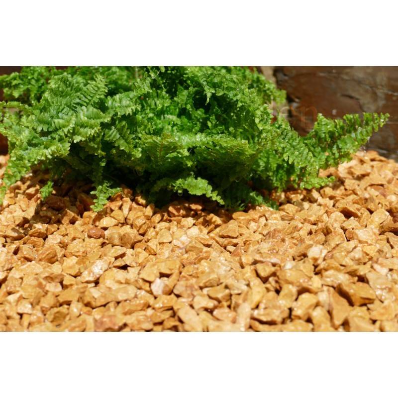 Gravier Jaune Saumon 10-15 Pack de 25 M² - 50 sacs - 1000 kg - Image 3