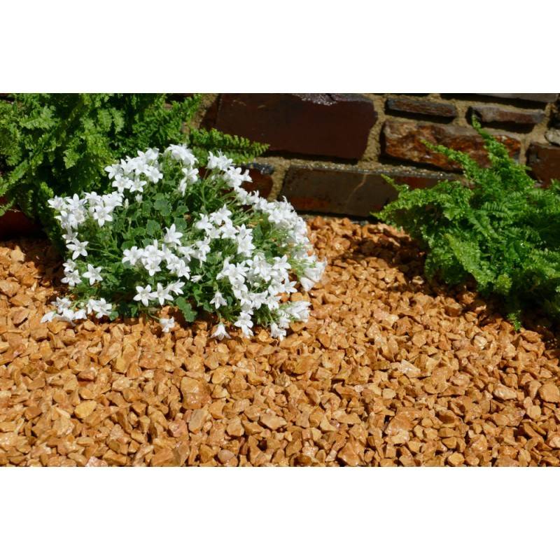 Gravier Jaune Saumon 10-15 Pack de 25 M² - 50 sacs - 1000 kg - Image 2