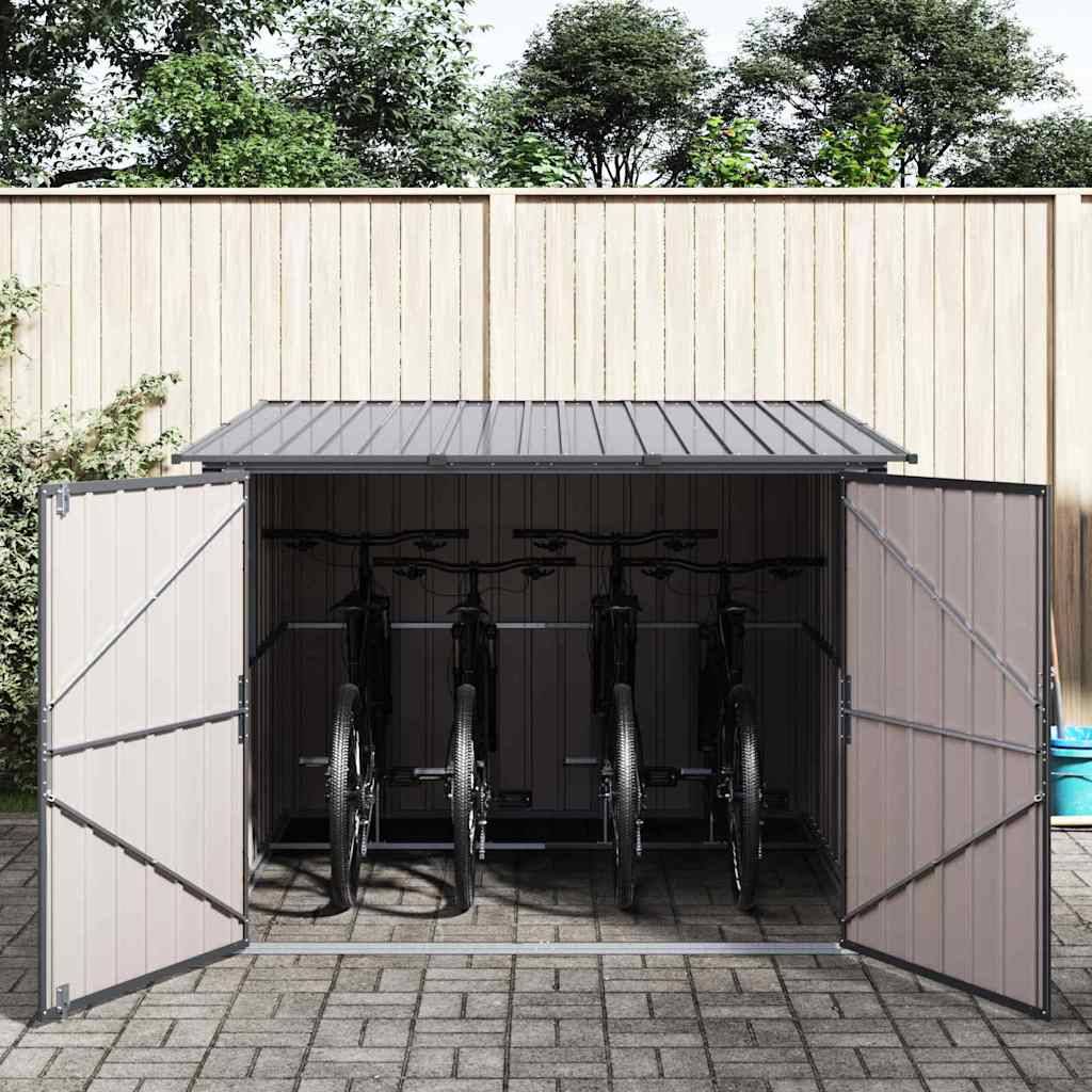 PANGIVO - Abri de vélo métal anthracite 216 x 207 x 158 cm - PANGIVO - Image 4