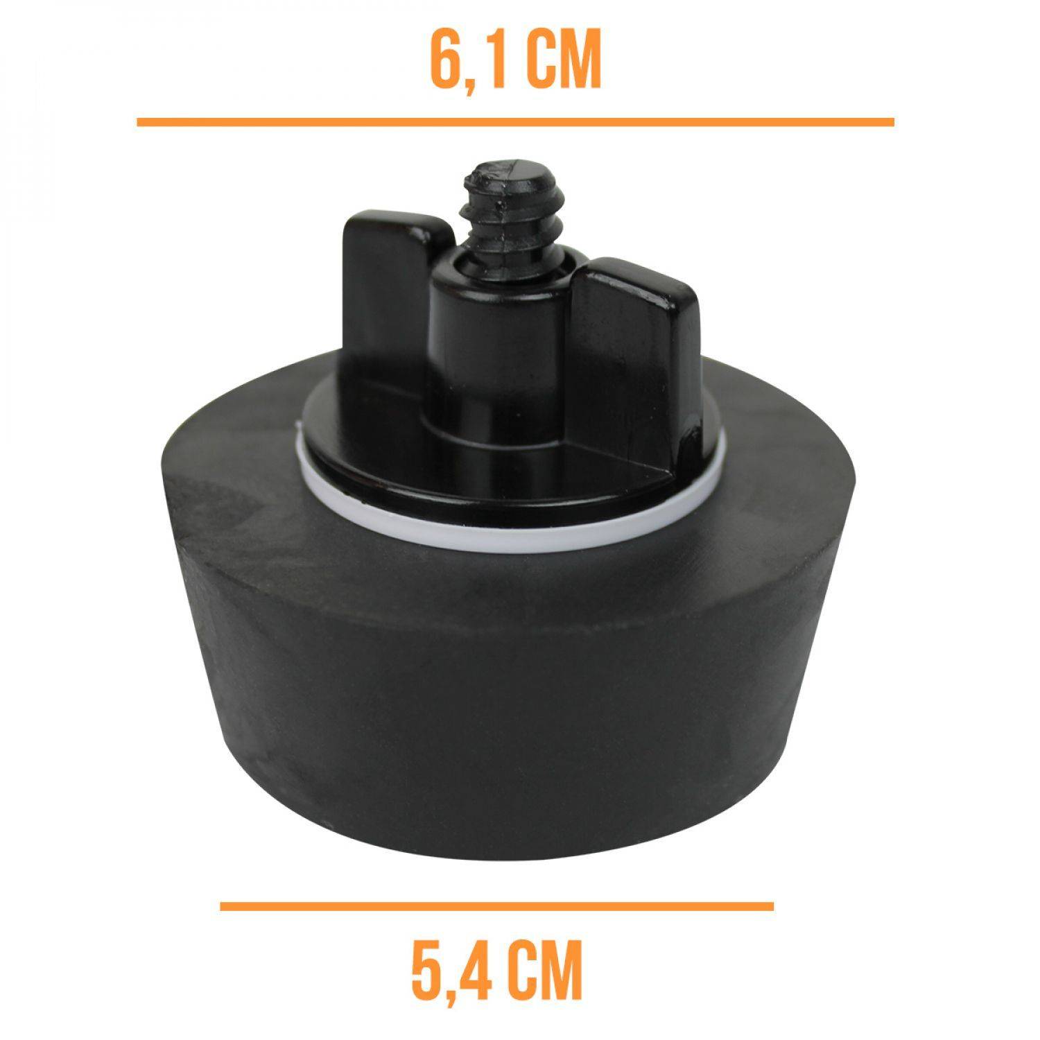 Linxor - Bouchon d'hivernage pour piscine 2P - Noir -  Linxor - Imagen 2