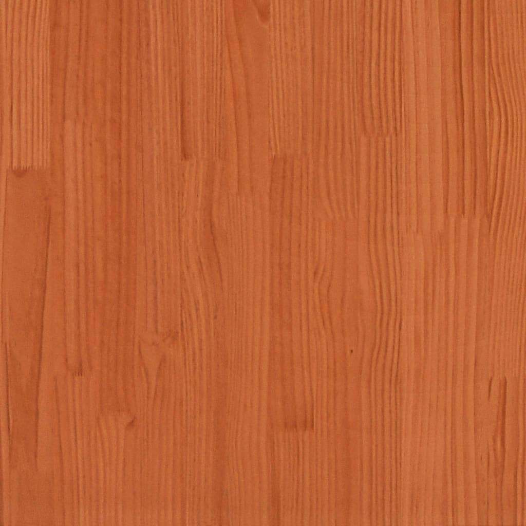 Jardinière Bois de Pin Massif Cire Marron 60 x 60 x 68.5 cm - PANGIVO - Image 9