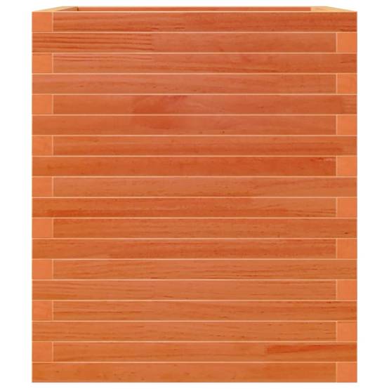 Jardinière Bois de Pin Massif Cire Marron 60 x 60 x 68.5 cm - PANGIVO - Image 6