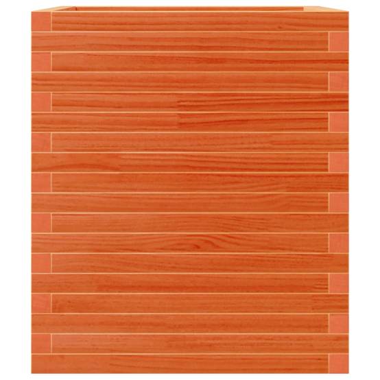 Jardinière Bois de Pin Massif Cire Marron 60 x 60 x 68.5 cm - PANGIVO - Image 5
