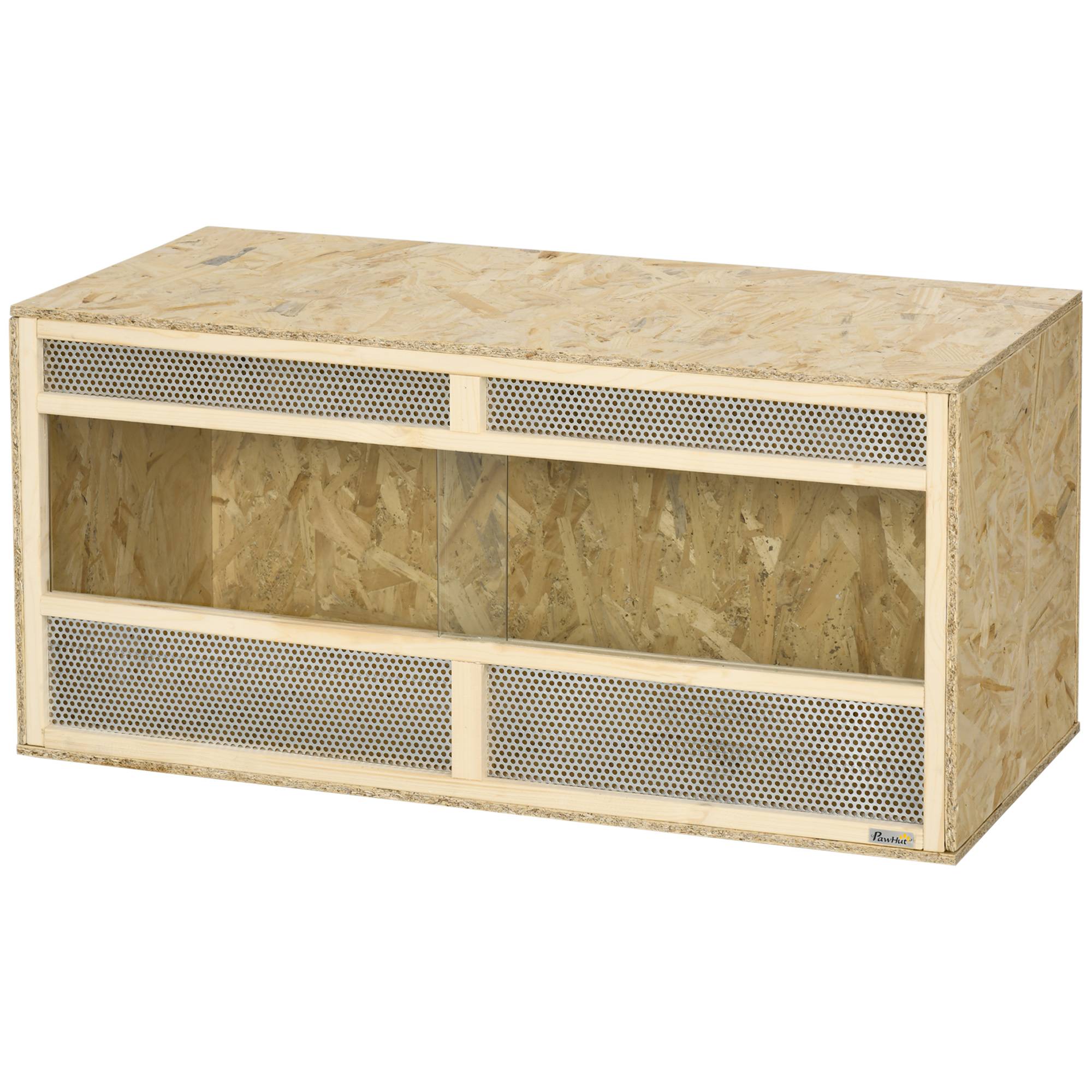 Terrarium bois OSB naturel 100 x 47 x 47 cm - PANGIVO - Image 2