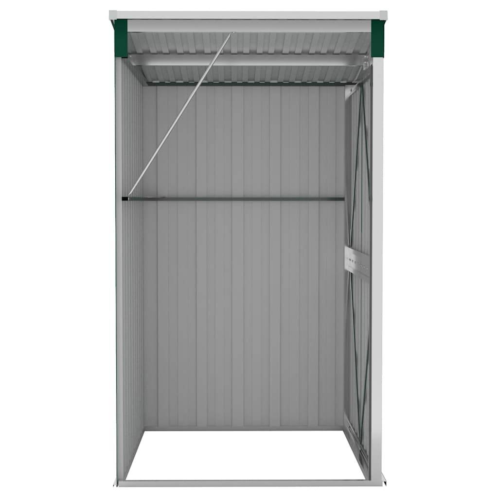 Vidaxl - Remise de jardin murale Vert 118x100x178 cm Métal galvanisé vidaXL 316217 - Image 7