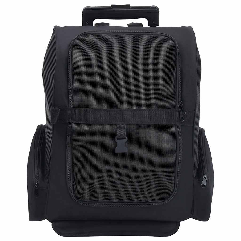 Vidaxl - Chariot polyvalent pliable pour animaux de compagnie noir vidaXL 171019 - Imagen 2