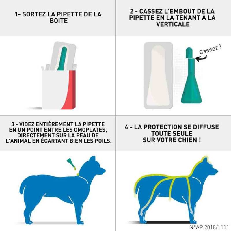 Frontline - Traitement antiparasitaire chien S 2 à 10 kg Spot On contre puces, tiques et poux broyeurs - FRONTLINE - Imagen 4