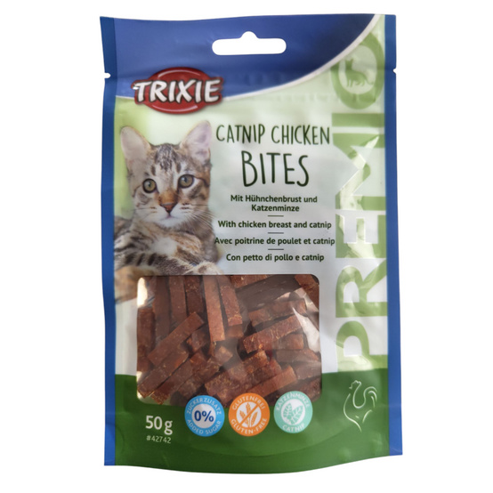 Trixie - Trixie - Bouchées de poulet à l'herbe à chat 50 gr pour chat - Image 2