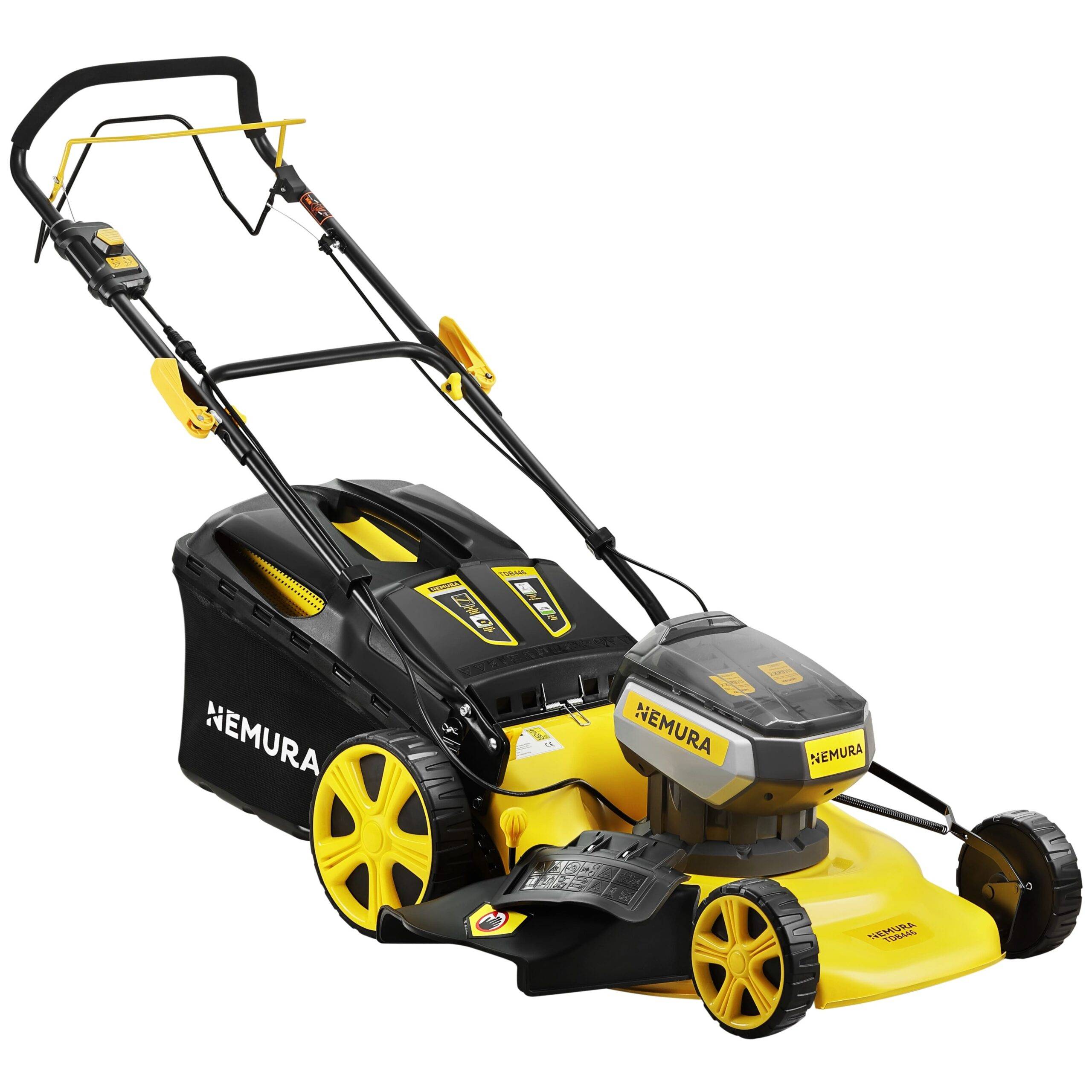 Nemura - Tondeuse A Batterie 80V (2x40V) - Coupe 46cm - Autotractée + 2 Batteries 4Ah + Double Chargeur - Autonomie 500m2 - Image 5