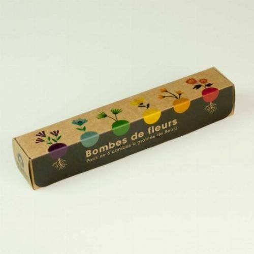 Pack de graines en bombe de 6 fleurs sauvages - Imagen 2