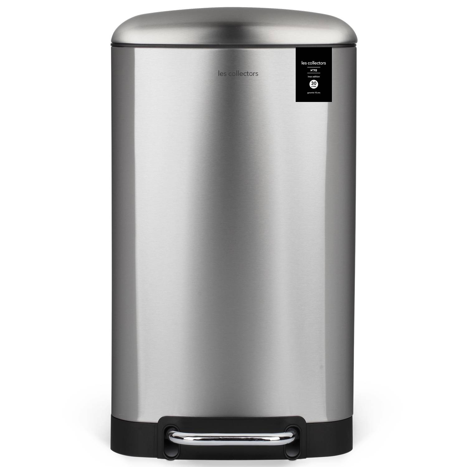 Poubelle à pédale 30L, inox edition - N°712 Les Collectors - Image 1