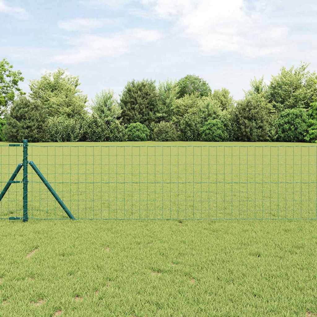 PANGIVO - Clôture acier verte 0,8 x 10 m, Poids :12.69kg - PANGIVO