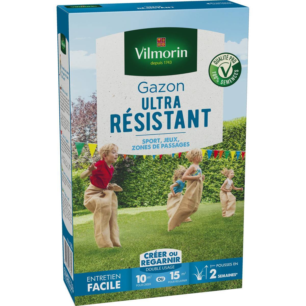 Vilmorin - Gazon Ultra Résistant 250gr