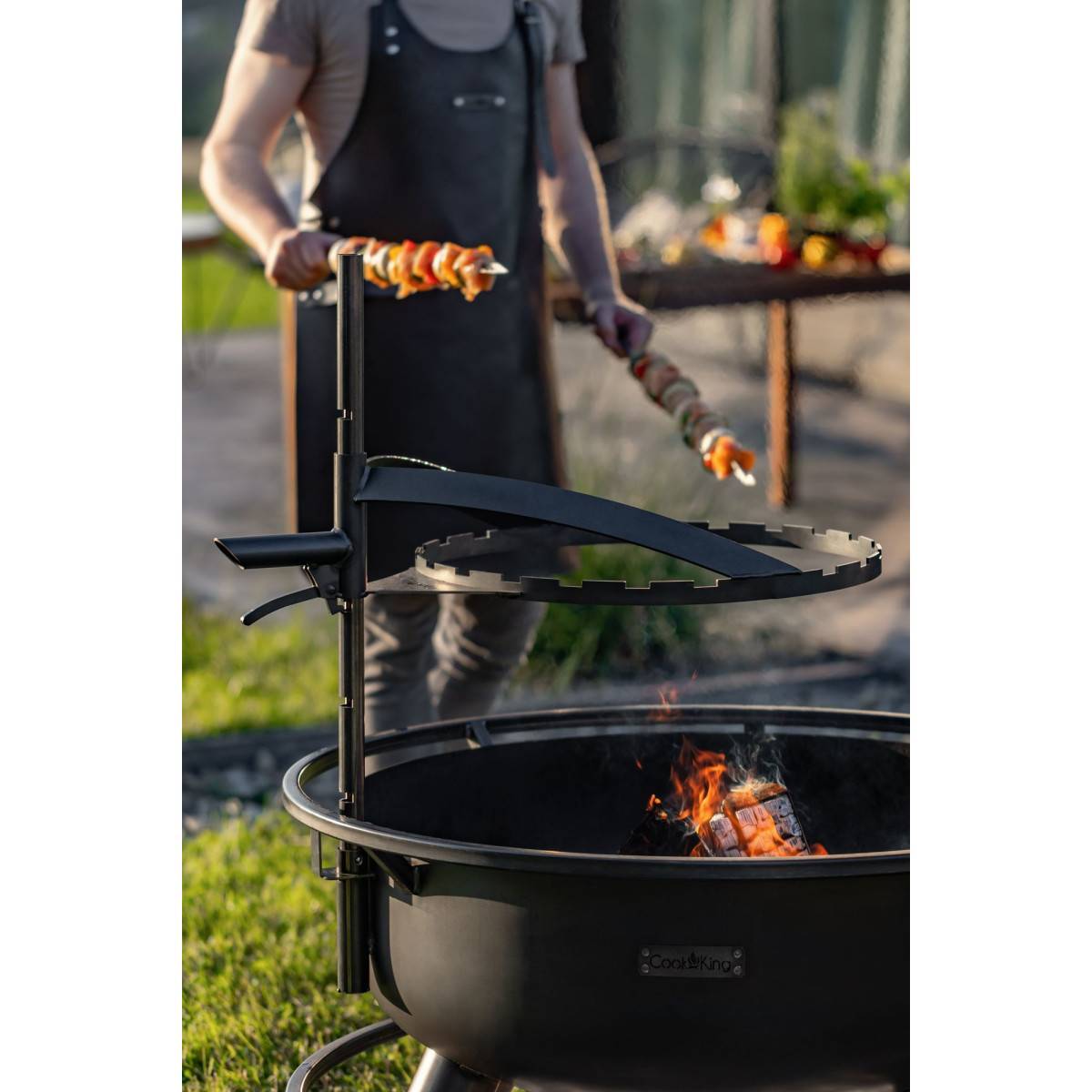 Divers - Cerceau à Brochettes pour Grillades sur Brasero "BANDITO" et "MONTANA X - Imagen 2
