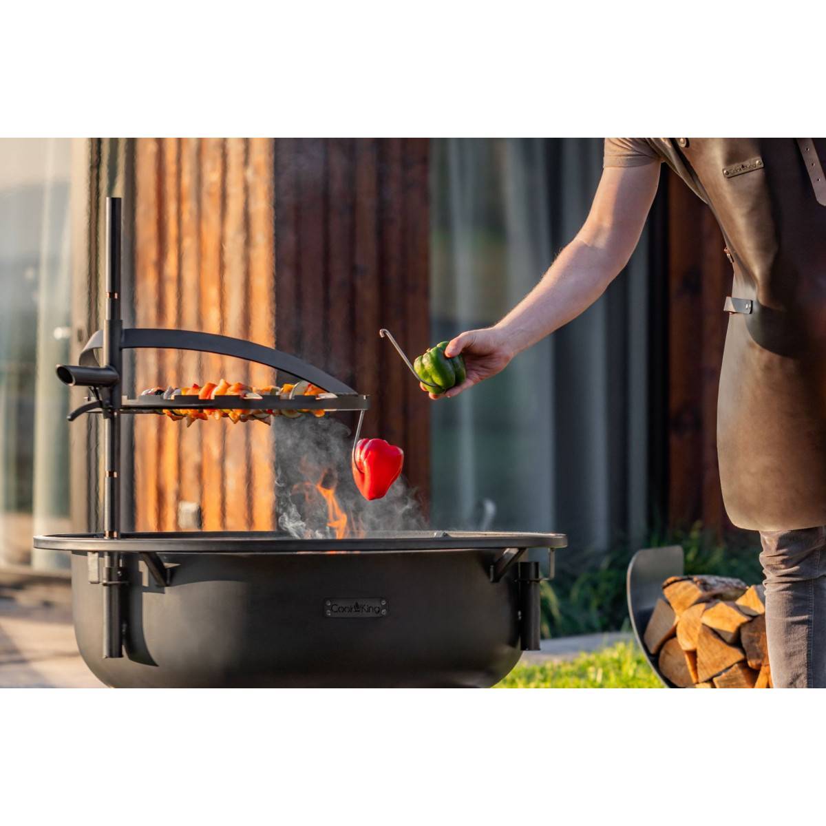 Divers - Cerceau à Brochettes pour Grillades sur Brasero "BANDITO" et "MONTANA X - Imagen 6