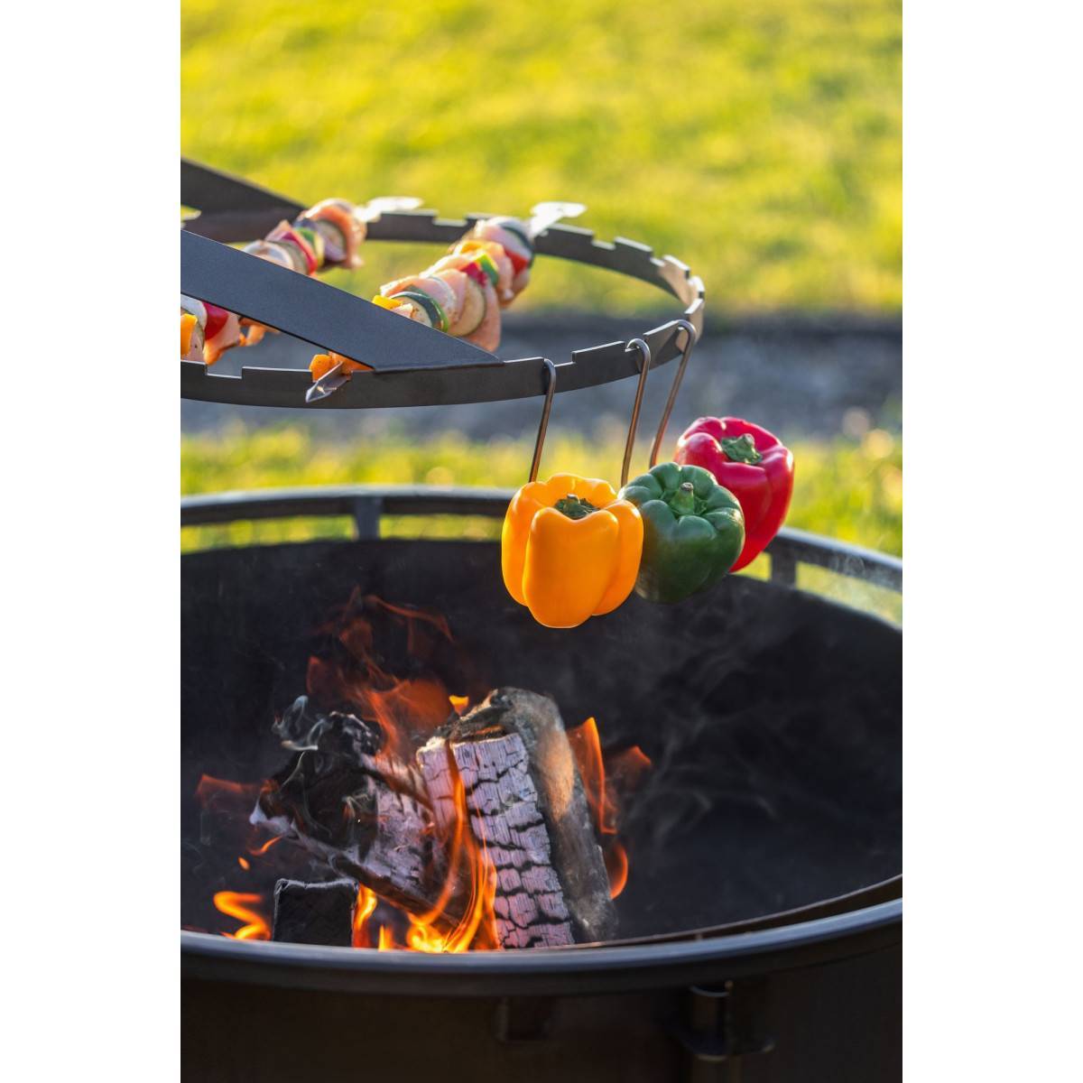 Divers - Cerceau à Brochettes pour Grillades sur Brasero "BANDITO" et "MONTANA X - Imagen 4