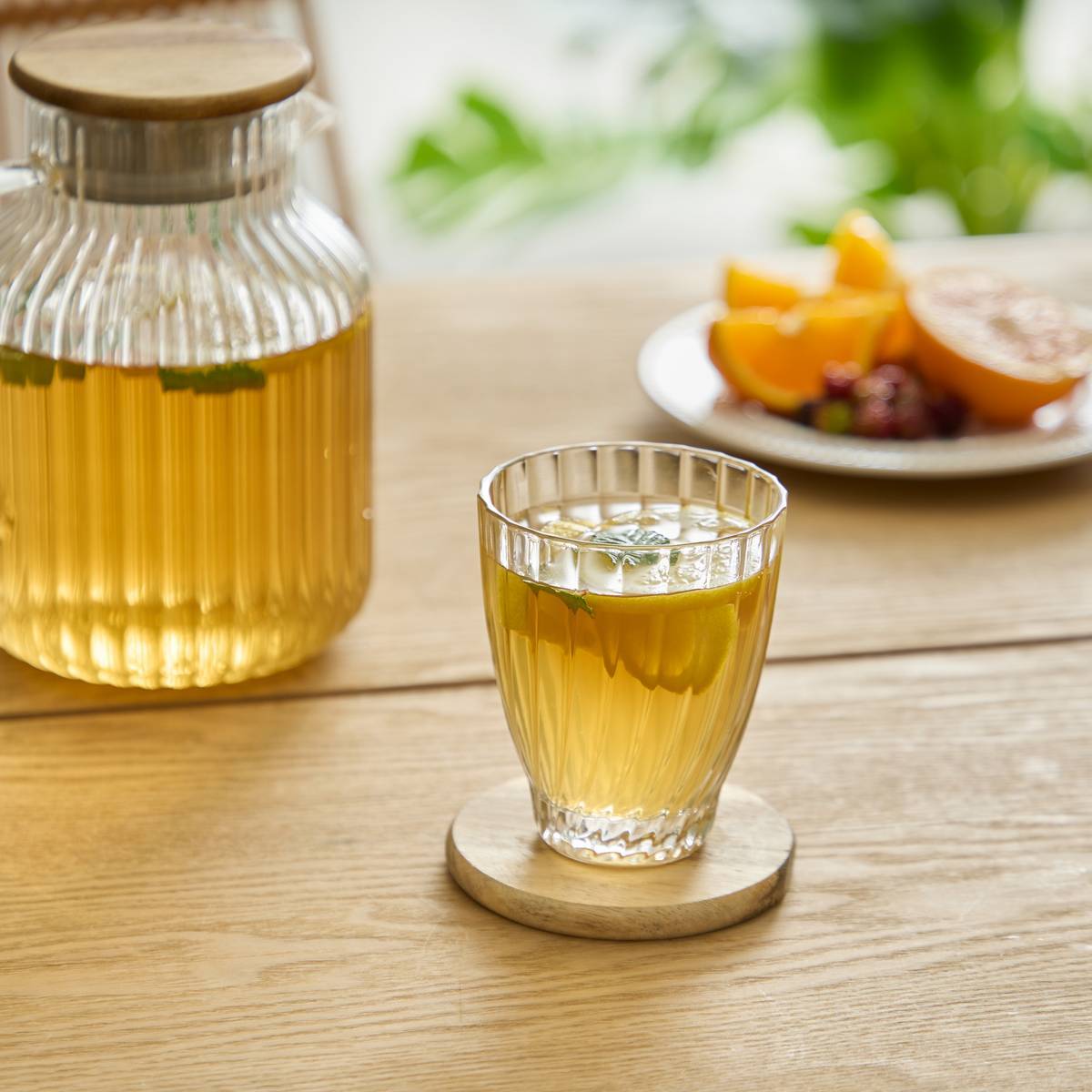Atmosphera - Lot de 6 Gobelet bas Marg'eau transparent 290 ml - Atmosphera Créateur d'intérieur - Image 1
