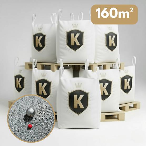 Sable des Champions gris 0/8 mm – Pack 6 Big Bag +/- 1,5T – Pétanque - Image 2