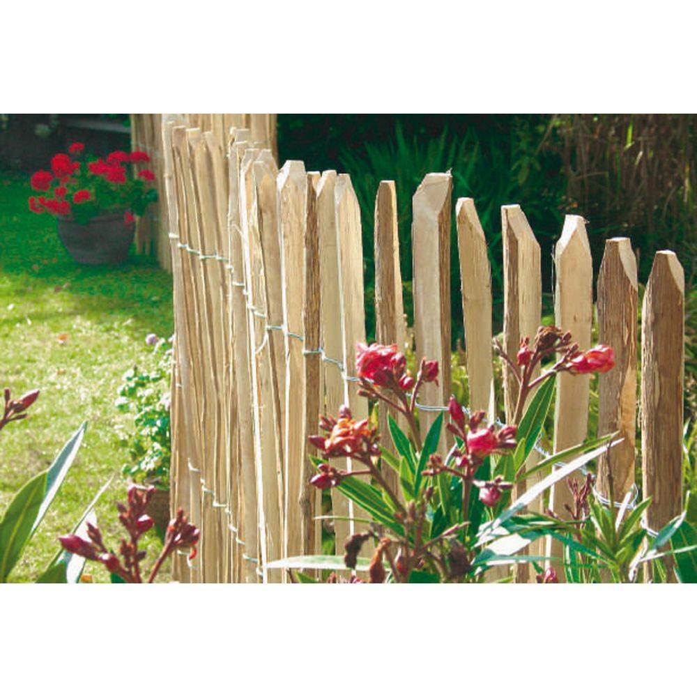 Aubry Gaspard - Ganivelle en noisetier (Lot de 3) Hauteur 120 cm - Imagen 2
