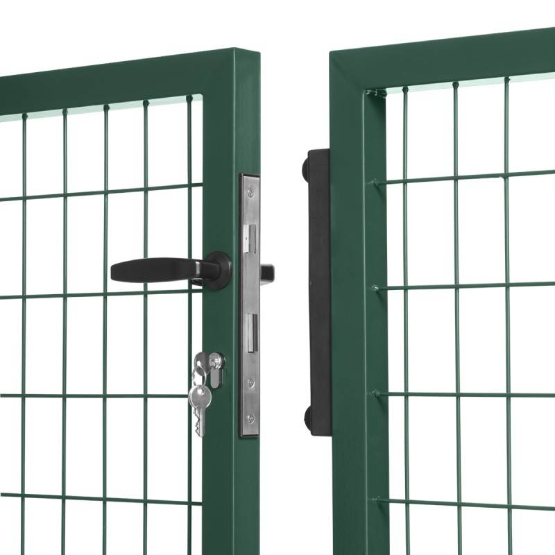 Portail grillagé acier galvanisé L 3m50 Vert H 1m70 - Easy Clôture - Imagen 2