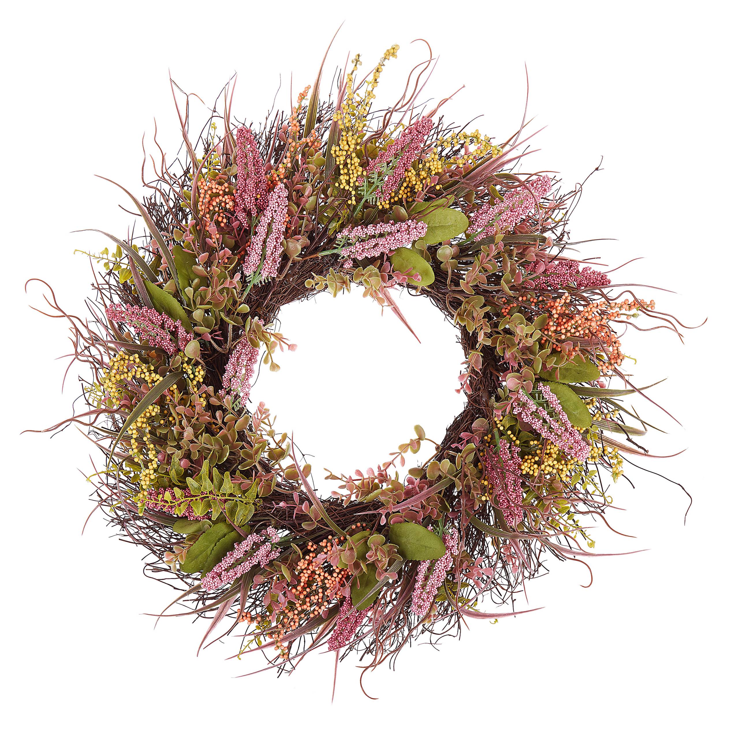 Beliani - Couronne Tissu Rose GUANCHA - 50x9x50- Beliani - Image 2