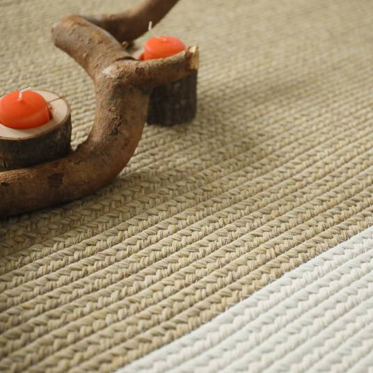 Decoweb - Tapis imitation fibres naturelles extérieur et intérieur - Provence - Aspect jute - 160 x 230 cm - Decoweb - Imagen 3
