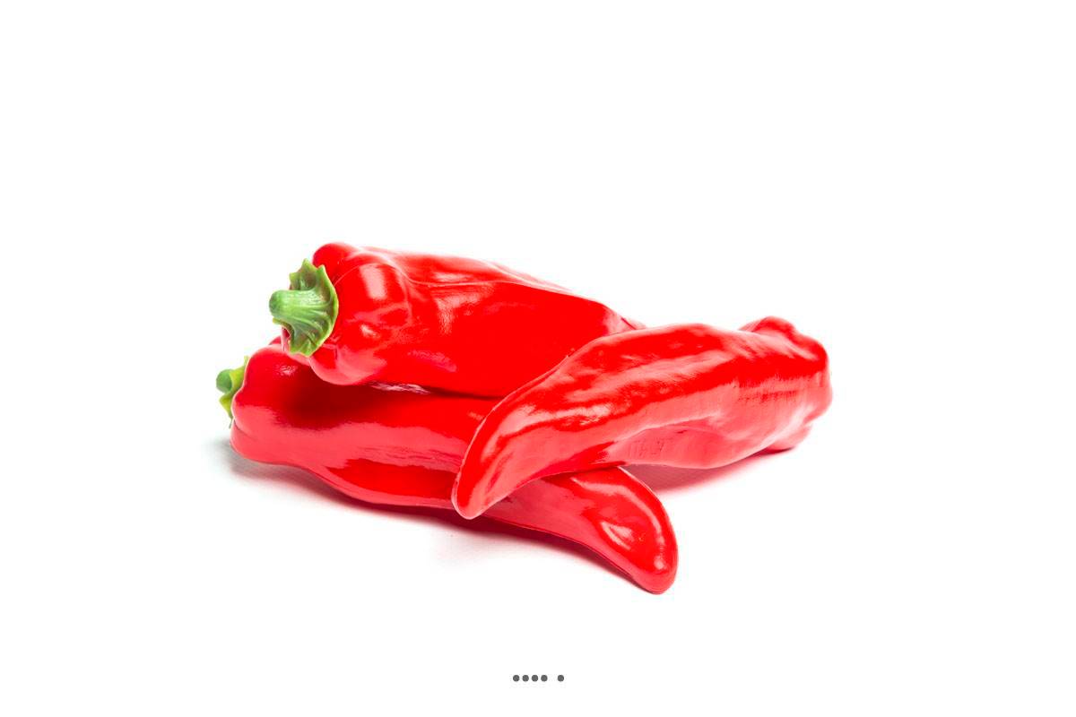 Artificielles - Piment Rouge artificiel en lot de 3 en Plastique soufflé L 160x40 mm - Imagen 1