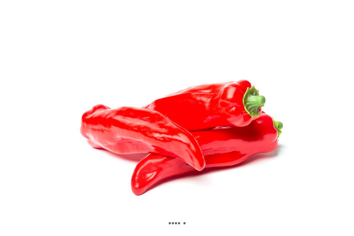 Artificielles - Piment Rouge artificiel en lot de 3 en Plastique soufflé L 160x40 mm - Imagen 2