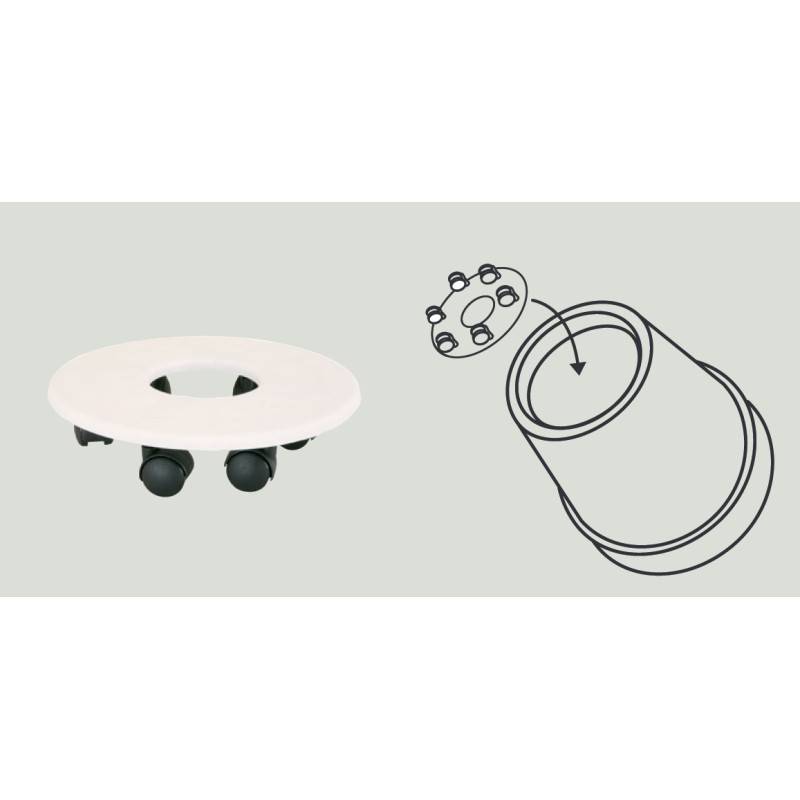Riviera - Support encastrable sur roulettes pour pot 33 cm - Imagen 5
