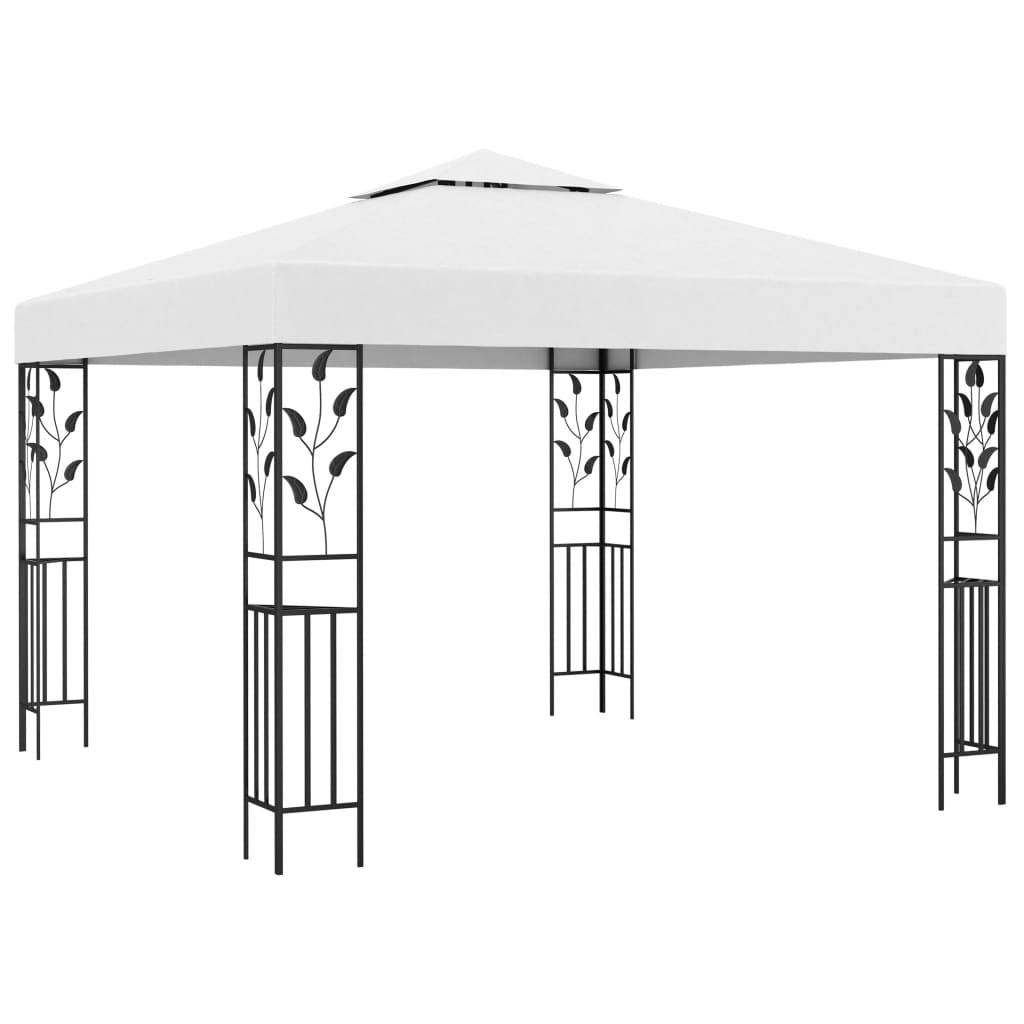 Tonnelle - Tente de réception - Barnum 3x3 m Blanc 180 g/m² - MEUBLE PRO - Image 2