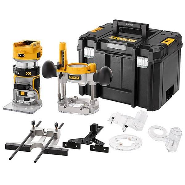 Dewalt - Affleureuse défonceuse 18V XR DCW604NT (sans batterie ni chargeur) en coffret T-STAK - DEWALT - DCW604NT-XJ - Imagen 1