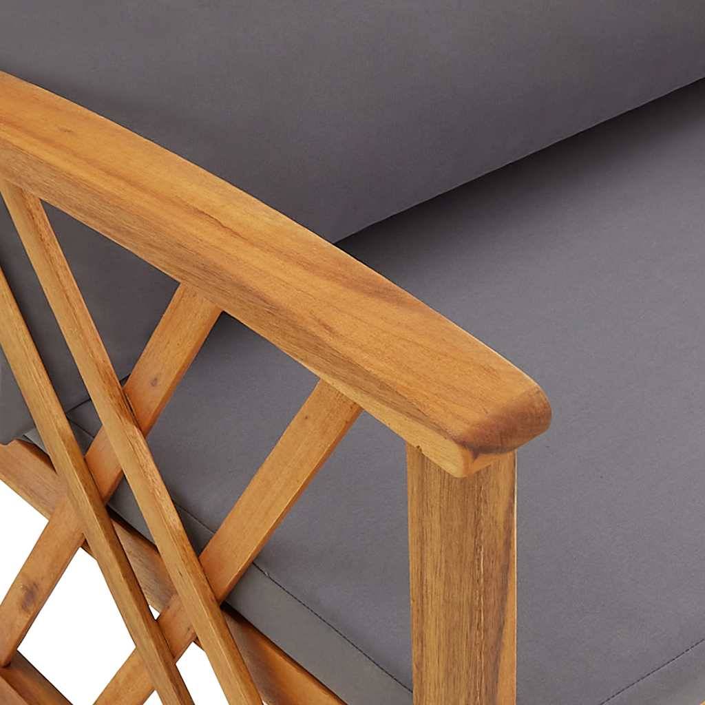Vidaxl - Salon de jardin 4 pcs avec coussins Bois d'acacia solide vidaXL 3057991 - Image 10