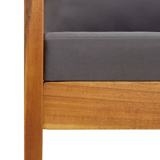 Vidaxl - Salon de jardin 4 pcs avec coussins Bois d'acacia solide vidaXL 3057991 - Image 9