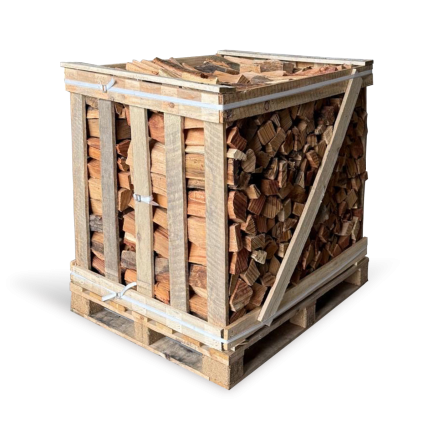 Palette de bûches bois de chauffage 30 cm Premium - 1,5stères rangés sec étuvé