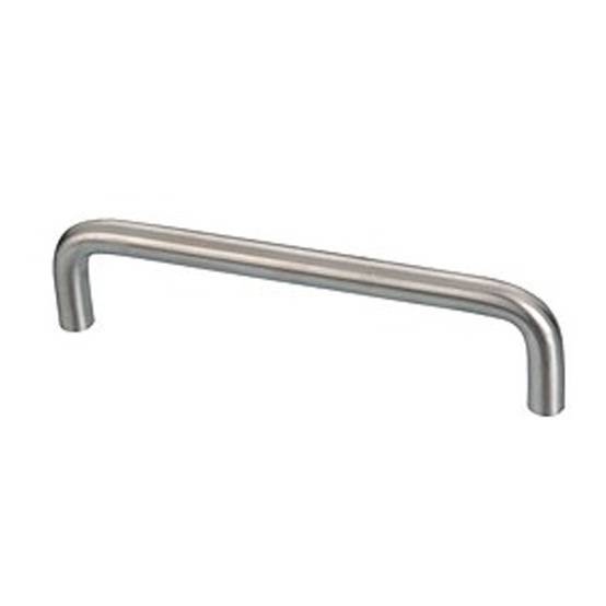 Poignée fil Ø10 x 192 mm DESIGN MAT Inox brossé - DM011.IN.10.192.5