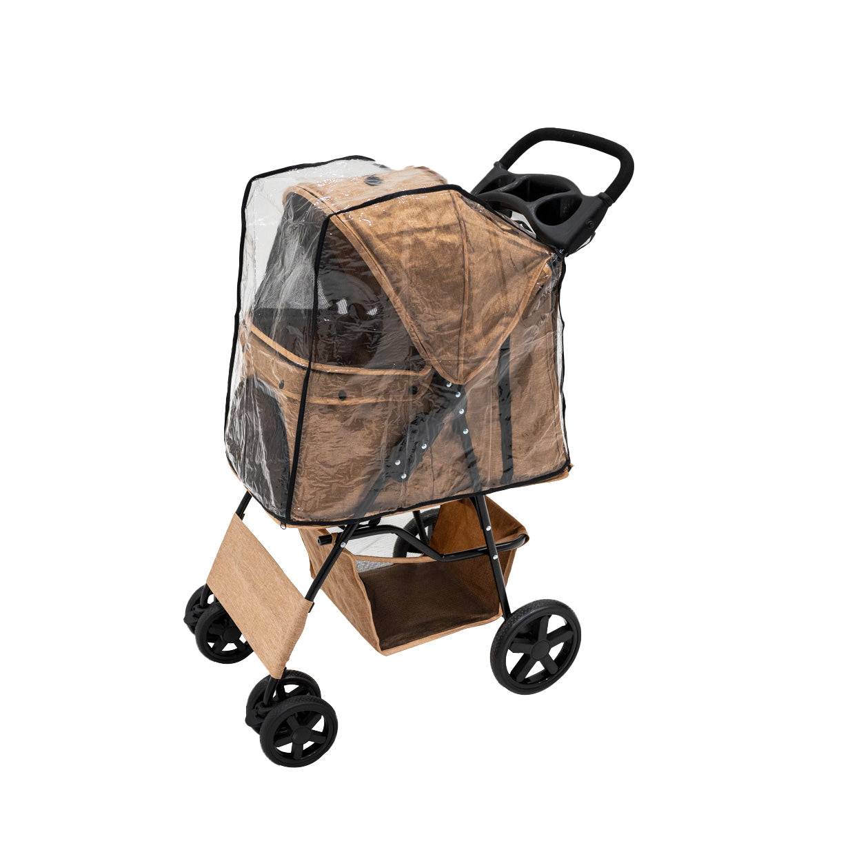 Monstershop - Poussette pour Animal de Compagnie – Beige - Image 3