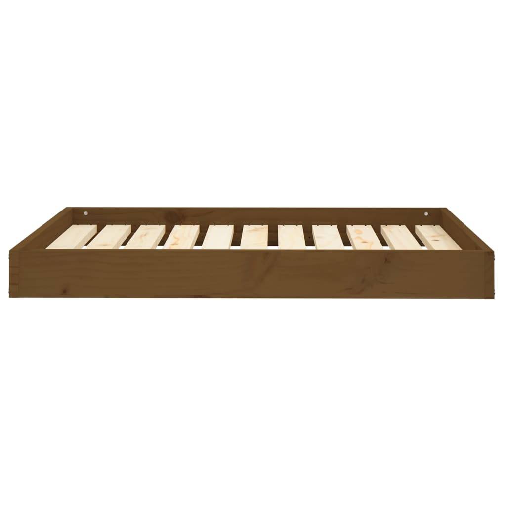Vidaxl - Lit pour chien Marron miel 91,5x64x9 cm Bois de pin solide vidaXL 820864 - Imagen 5