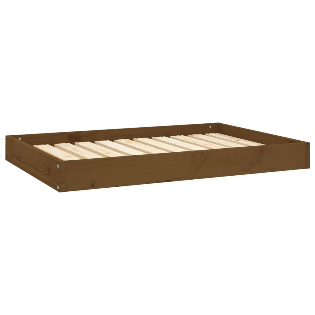 Vidaxl - Lit pour chien Marron miel 91,5x64x9 cm Bois de pin solide vidaXL 820864 - Imagen 2
