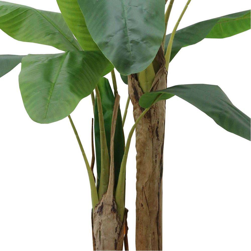 Jardindeco - Bananier artificiel 2 troncs hauteur 185 cm - Imagen 3