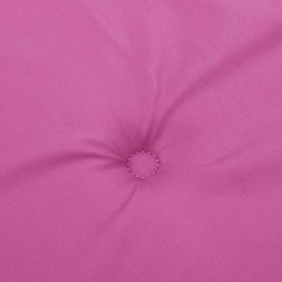 Coussins de chaise à dossier bas polyester rose 100 x 50 x 4 cm, poids:2.45kg - PANGIVO - Image 8