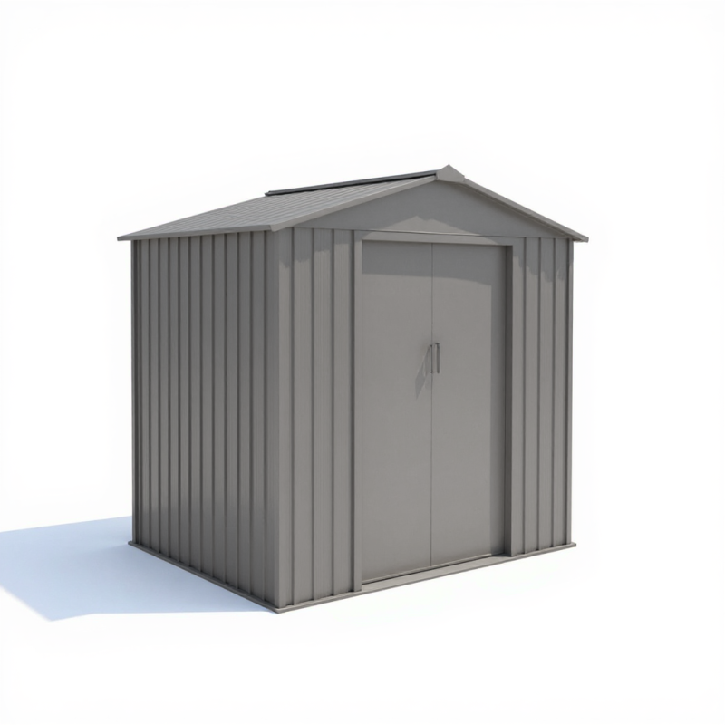 Chalet & Jardin - Abri de jardin en métal – MJ 6 x 4 - 2,5 m² - Anthracite - Image 2