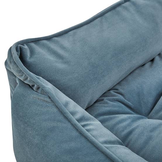 Beliani - Lit pour animal Velours Bleu IZMIR - 70x60x18- Beliani - Image 7
