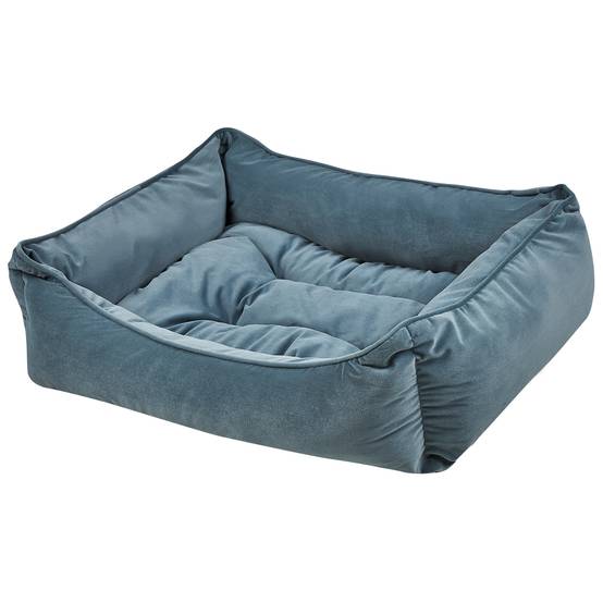 Beliani - Lit pour animal Velours Bleu IZMIR - 70x60x18- Beliani - Image 2