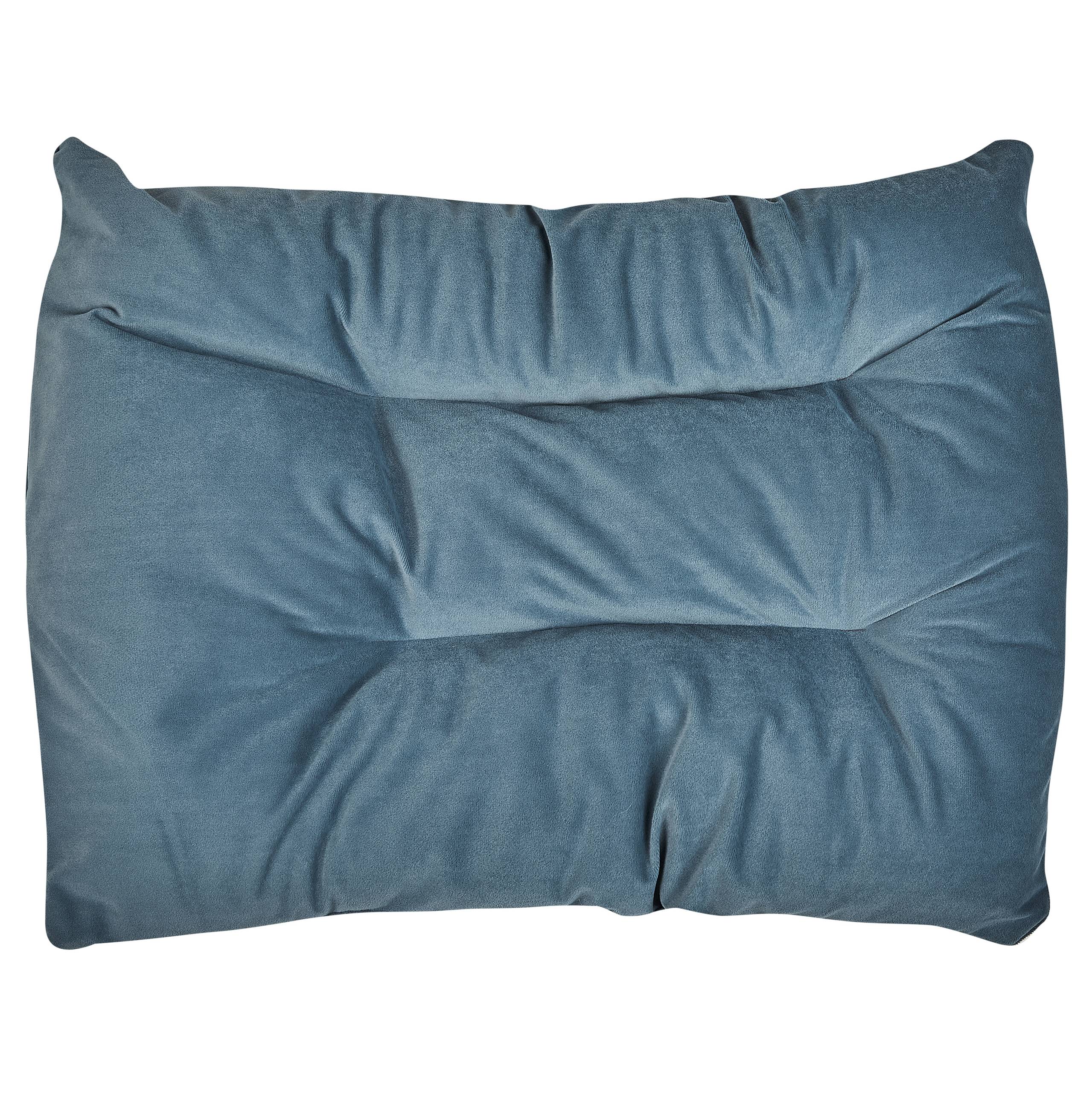 Beliani - Lit pour animal Velours Bleu IZMIR - 70x60x18- Beliani - Image 8