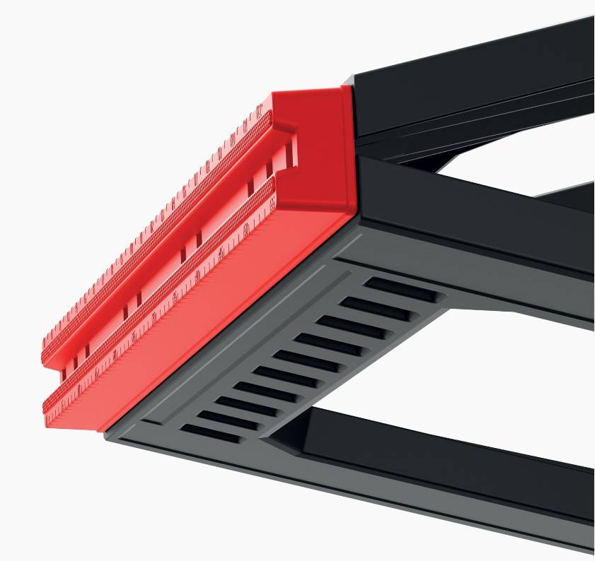 Lem Select - Tréteaux Titan Stand noir et rouge (Lot de 2) - Imagen 5