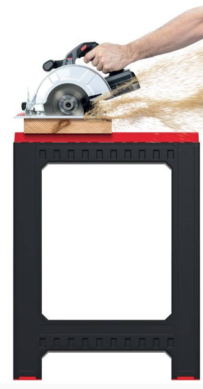 Lem Select - Tréteaux Titan Stand noir et rouge (Lot de 2) - Imagen 4