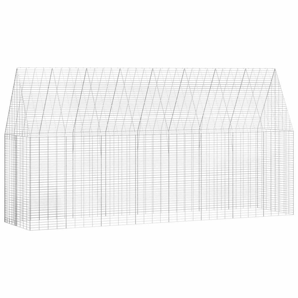 ComfortXL - Cage Extérieure XXL pour Lapins et Rongeurs Acier Galvanisé 400x100x210 cm - ComfortXL Pet Living - Image 1