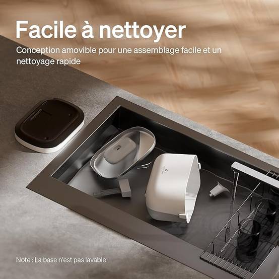 Petlibro Fontaine à eau Dockstream avec batterie Blanche - Image 4